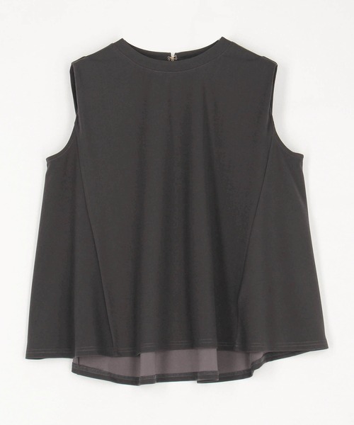 NICOLE white(ニコルホワイト)の「スリーブレスブラウス(シャツ/ブラウス・レディース・チャコール/ブラック/アイボリー・FREE)」の15枚目の写真