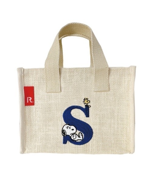 ROOTOTE(ルートート)の「ROOTOTE ルートート IP.BR.boxジュートPeanuts9D(かごバッグ・レディース・ベージュ/ピンク/アイボリー・FREE)」の2枚目の写真