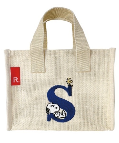 ROOTOTE(ルートート)の「ROOTOTE ルートート IP.BR.boxジュートPeanuts9D(かごバッグ・レディース・ベージュ/ピンク/アイボリー・FREE)」の11枚目の写真
