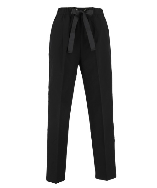 19号 ブラック テーパードパンツ＆ジャケット セット joker スラックス メンズ ストライプ テーパードパンツ ブランド