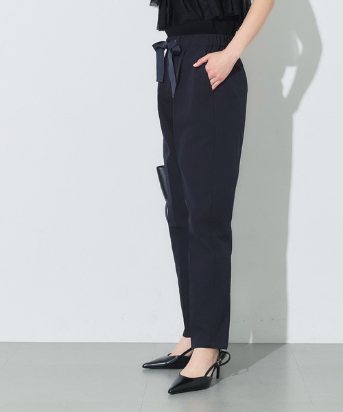 coca(coca)(コカ)の「【WEB限定セール】\再入荷/ サッカーテーパードパンツ セットアップ可能/速乾(スラックス・レディース・ネイビー/ブラック/グレー・S/L/M)」の10枚目の写真