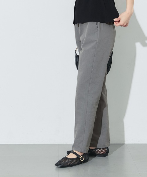 coca(coca)(コカ)の「【WEB限定セール】\再入荷/ サッカーテーパードパンツ セットアップ可能/速乾(スラックス・レディース・ネイビー/ブラック/グレー・S/L/M)」の12枚目の写真