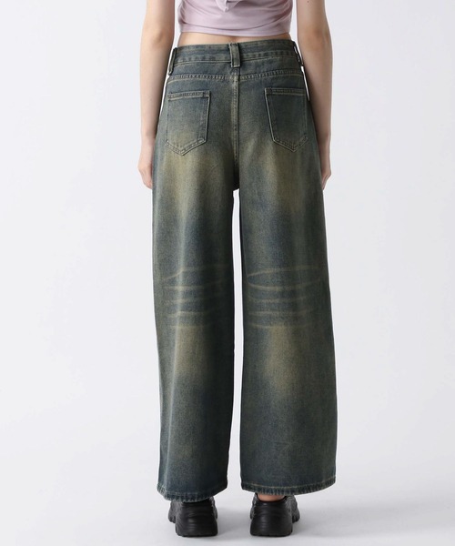 FOREVER 21（フォーエバー トゥエンティーワン）の「【2025SS】ヴィンテージ加工デニムパンツ（デニムパンツ・レディース・ブルー・SMALL/MEDIUM/LARGE）」の17枚目の写真