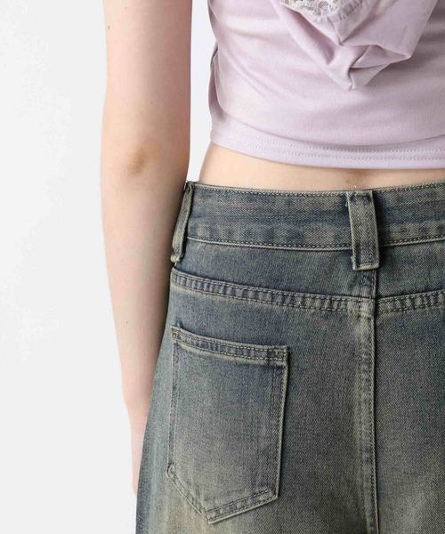 FOREVER 21（フォーエバー トゥエンティーワン）の「【2025SS】ヴィンテージ加工デニムパンツ（デニムパンツ・レディース・ブルー・SMALL/MEDIUM/LARGE）」の13枚目の写真