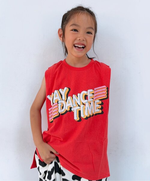 BREEZE（ブリーズ）の「【ジュニア対応】3色3柄ショルダータック タンクトップ（Tシャツ/カットソー・キッズ・ブラック/サックスブルー/レッド・90/100/110/120/130/140/80）」の20枚目の写真