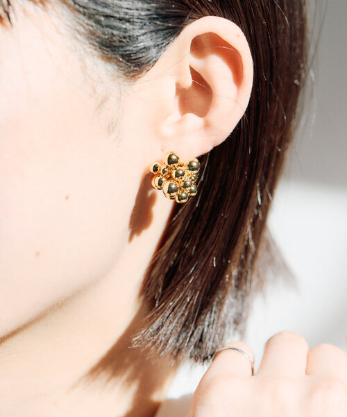 ear PAPILLONNER（イアパピヨネ）の「バブルボールピアス（ピアス（両耳用）・レディース・ゴールド/シルバー・FREE）」の12枚目の写真