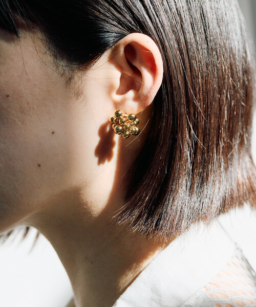 ear PAPILLONNER（イアパピヨネ）の「バブルボールピアス（ピアス（両耳用）・レディース・ゴールド/シルバー・FREE）」の13枚目の写真