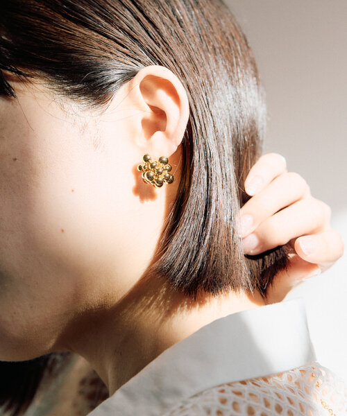 ear PAPILLONNER（イアパピヨネ）の「バブルボールピアス（ピアス（両耳用）・レディース・ゴールド/シルバー・FREE）」の14枚目の写真