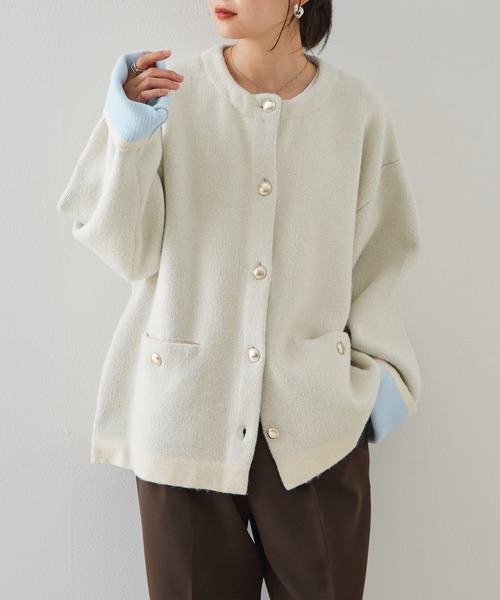 PLEATS PLEASE ボタン付きカーディガン　ジャケット 美品 PLEATS PLEASE プリーツプリーズ カーディガン ジャケット - メルカリ