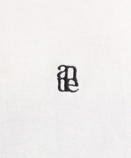 Andemiu（アンデミュウ）の「ミニロゴシシュウT575214（Tシャツ/カットソー・レディース・ブラック/オフホワイト・FREE）」の3枚目の写真