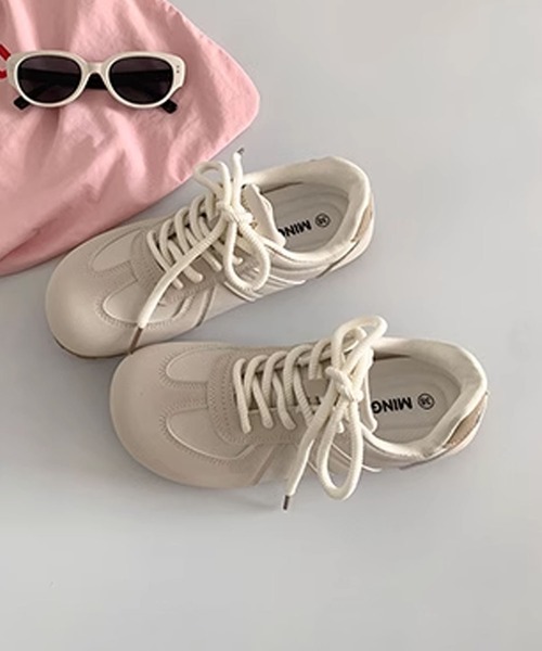 shoes365(シューズスリーシックスファイヴ)の「【SHOES 365】薄底スニーカー フラットシューズ(スニーカー・レディース・ベージュ/ブラック/チョコ・22.5cm/23.5cm/24.5cm/23.0cm/24.0cm/25.0cm)」の17枚目の写真