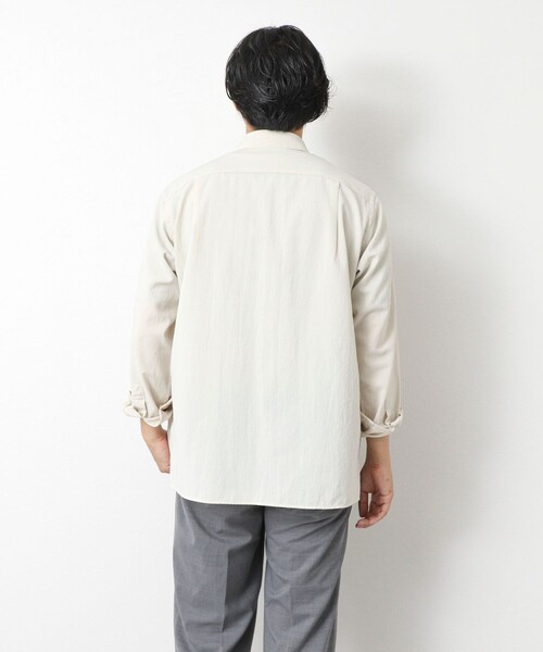 NOLLEY’S（ノーリーズ）の「【EVALET】吸水速乾 イージーケア ストレッチシャツ（シャツ/ブラウス・メンズ・グリーン/オフホワイト/ネイビー/グレイッシュブルー・S/M/L/XL）」の21枚目の写真