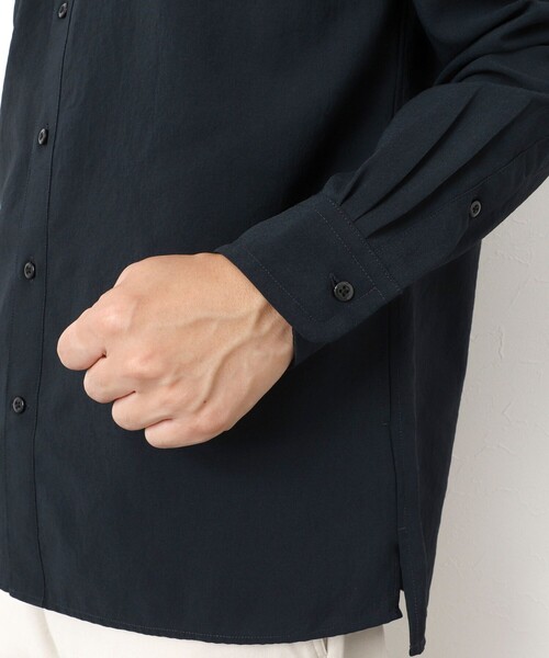 NOLLEY’S（ノーリーズ）の「【EVALET】吸水速乾 イージーケア ストレッチシャツ（シャツ/ブラウス・メンズ・グリーン/オフホワイト/ネイビー/グレイッシュブルー・S/M/L/XL）」の8枚目の写真