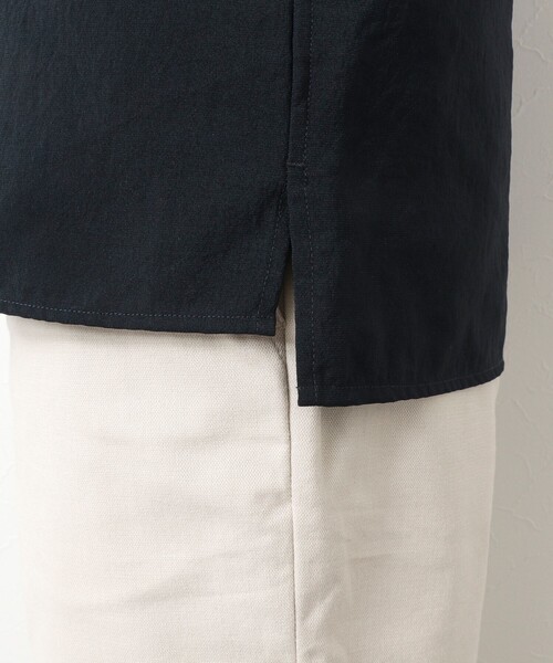 NOLLEY’S（ノーリーズ）の「【EVALET】吸水速乾 イージーケア ストレッチシャツ（シャツ/ブラウス・メンズ・グリーン/オフホワイト/ネイビー/グレイッシュブルー・S/M/L/XL）」の9枚目の写真