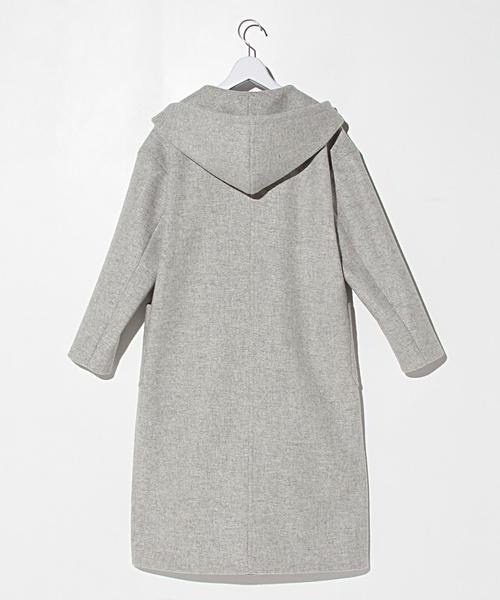 green label relaxing(グリーンレーベルリラクシング)の「ELAN W/N ガウン コート(その他アウター・レディース・オフホワイト/ライトグレー・フリー)」の3枚目の写真