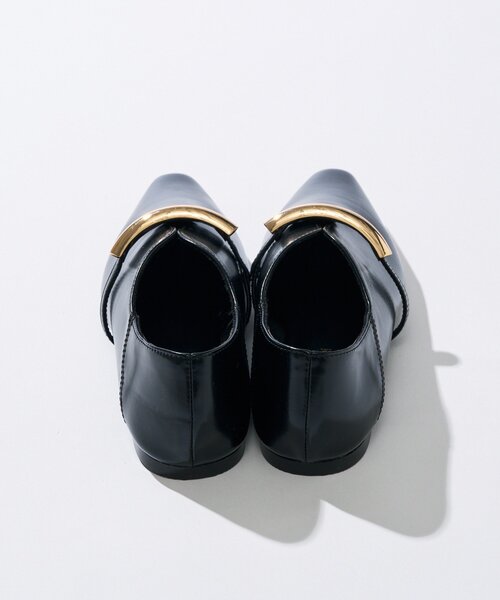 RIVE DROITE(リヴドロワ)の「【洗練された雰囲気に】ゴールドモチーフフラットシューズ(その他シューズ・レディース・ブラック/ダークブラウン・SMALL/LARGE/MEDIUM)」の15枚目の写真