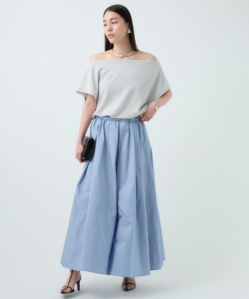 Chaos（カオス）の「Chaos(カオス)/バウカットブラウス（シャツ/ブラウス・レディース・ライトグレー/ブラック・FREE）」の13枚目の写真