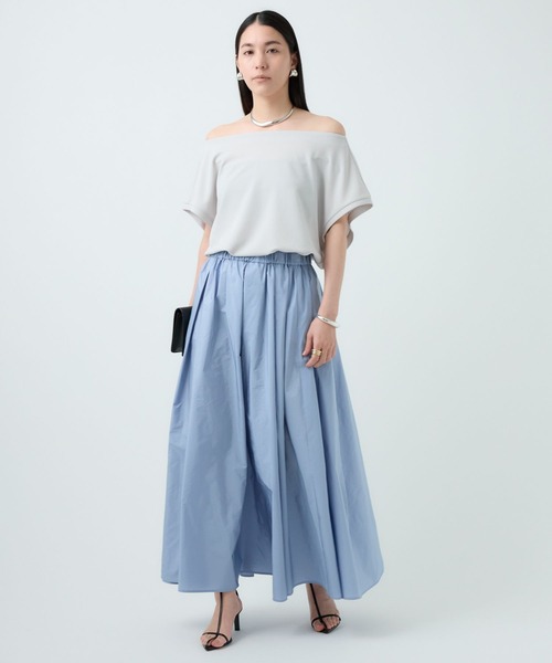 Chaos（カオス）の「Chaos(カオス)/バウカットブラウス（シャツ/ブラウス・レディース・ライトグレー/ブラック・FREE）」の15枚目の写真