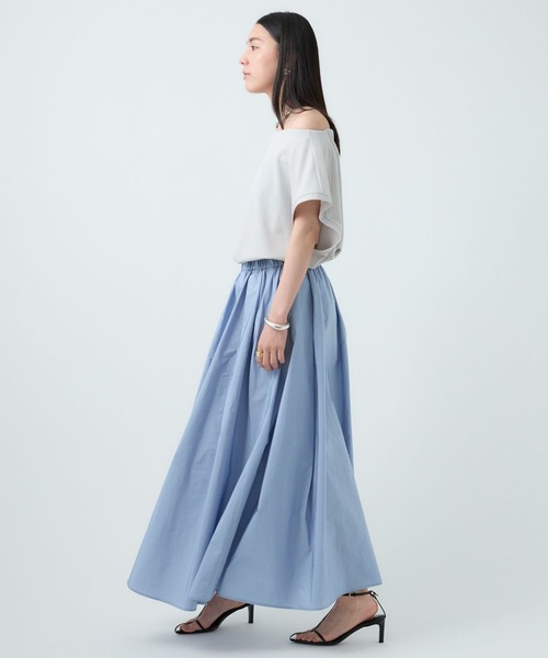 Chaos（カオス）の「Chaos(カオス)/バウカットブラウス（シャツ/ブラウス・レディース・ライトグレー/ブラック・FREE）」の16枚目の写真