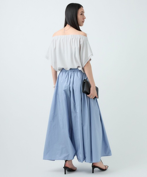 Chaos（カオス）の「Chaos(カオス)/バウカットブラウス（シャツ/ブラウス・レディース・ライトグレー/ブラック・FREE）」の17枚目の写真