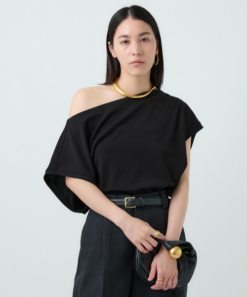 Chaos（カオス）の「Chaos(カオス)/バウカットブラウス（シャツ/ブラウス・レディース・ライトグレー/ブラック・FREE）」の8枚目の写真