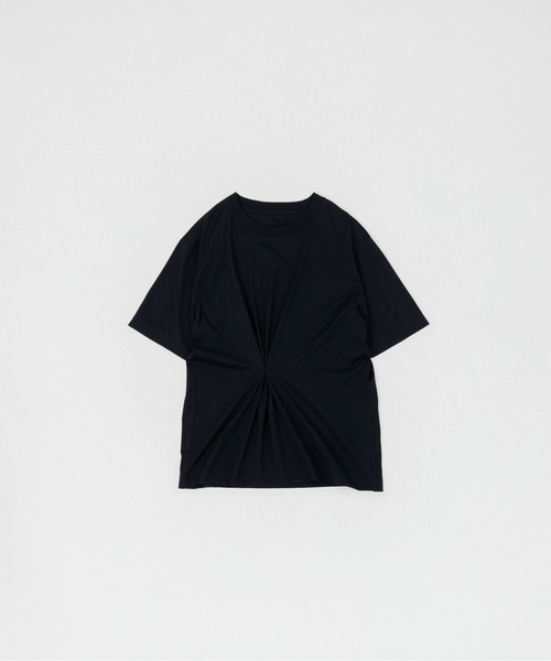 LAPIIS(ラピス)の「RAY TUCK T-SHIRT(Tシャツ/カットソー・メンズ・グレー/ブラック・LARGE/MEDIUM)」の2枚目の写真