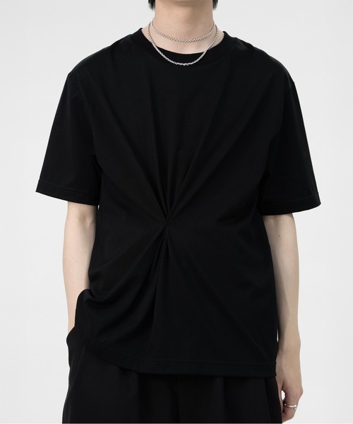 LAPIIS(ラピス)の「RAY TUCK T-SHIRT(Tシャツ/カットソー・メンズ・グレー/ブラック・LARGE/MEDIUM)」の9枚目の写真
