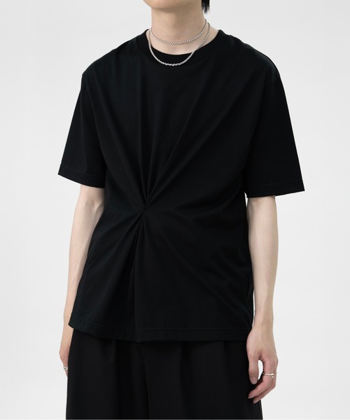 LAPIIS(ラピス)の「RAY TUCK T-SHIRT(Tシャツ/カットソー・メンズ・グレー/ブラック・LARGE/MEDIUM)」の10枚目の写真