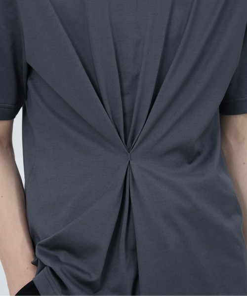 LAPIIS(ラピス)の「RAY TUCK T-SHIRT(Tシャツ/カットソー・メンズ・グレー/ブラック・LARGE/MEDIUM)」の14枚目の写真