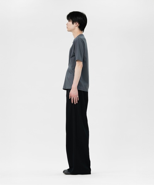 LAPIIS(ラピス)の「RAY TUCK T-SHIRT(Tシャツ/カットソー・メンズ・グレー/ブラック・LARGE/MEDIUM)」の19枚目の写真