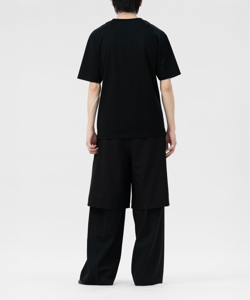 LAPIIS(ラピス)の「RAY TUCK T-SHIRT(Tシャツ/カットソー・メンズ・グレー/ブラック・LARGE/MEDIUM)」の5枚目の写真