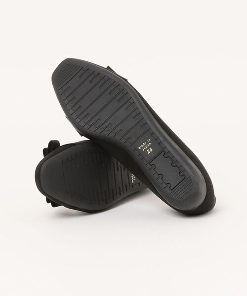 Bridget Birkin（ブリジットバーキン）の「【Bridget Birkin】グログランリボンレインオペラシューズ(554051)（レインシューズ・レディース・ブラック系その他2/ブラック系その他・23/23.5/24/22.5/24.5）」の3枚目の写真