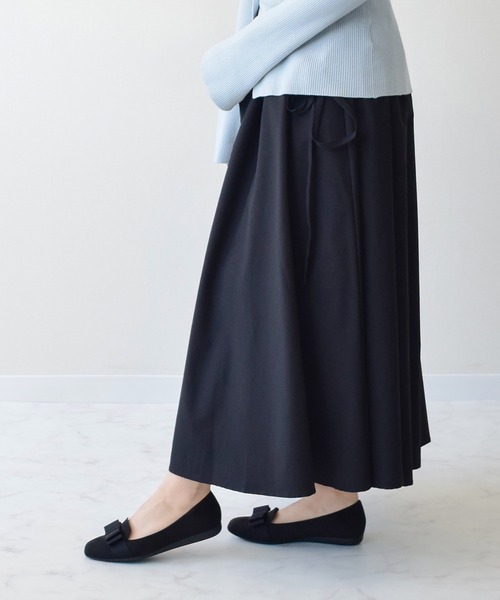 Bridget Birkin（ブリジットバーキン）の「【Bridget Birkin】グログランリボンレインオペラシューズ(554051)（レインシューズ・レディース・ブラック系その他2/ブラック系その他・23/23.5/24/22.5/24.5）」の6枚目の写真