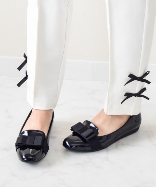 Bridget Birkin（ブリジットバーキン）の「【Bridget Birkin】グログランリボンレインオペラシューズ(554051)（レインシューズ・レディース・ブラック系その他2/ブラック系その他・23/23.5/24/22.5/24.5）」の10枚目の写真