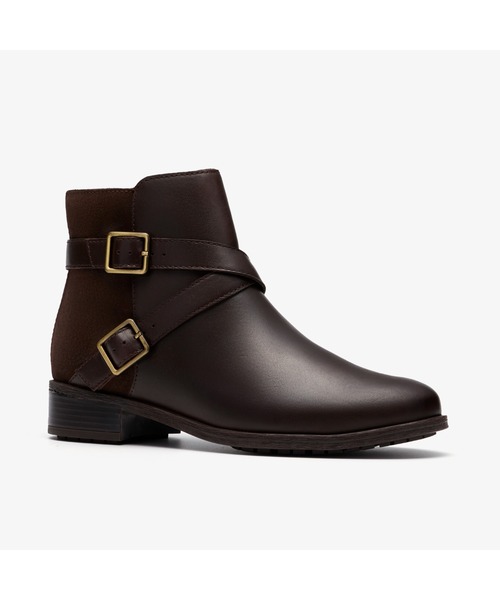 Clarks（クラークス）の「Havisham Bay / ハビシャムベイ（ブラウンレザー）（ブーツ・レディース・ブラウン・UK3/UK3.5/UK4/UK4.5/UK5/UK5.5/UK6）」の4枚目の写真