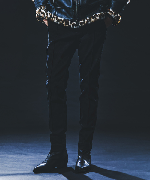 5351 POUR LES HOMMES（ゴーサンゴーイチプールオム）の「【セットアップ対応 / ストレッチ】テーパード スラックス デニム（デニムパンツ・メンズ・インディゴブルー/ブラック・44/46/48/50）」の10枚目の写真