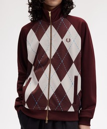 FRED PERRY(tbhy[)Argyle Track Jacket^A[KCgbNWPbg(W[W)