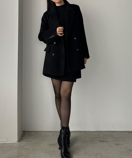 aere シャギージャケットコート　38 aere シャギージャケットコート 38