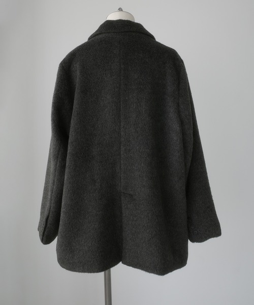 aere シャギージャケットコート　38 aere シャギージャケットコート 38