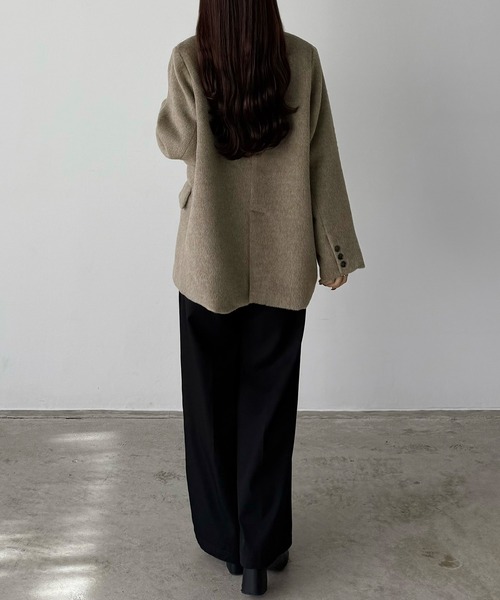 セール】シャギーテーラードジャケットコート（その他アウター