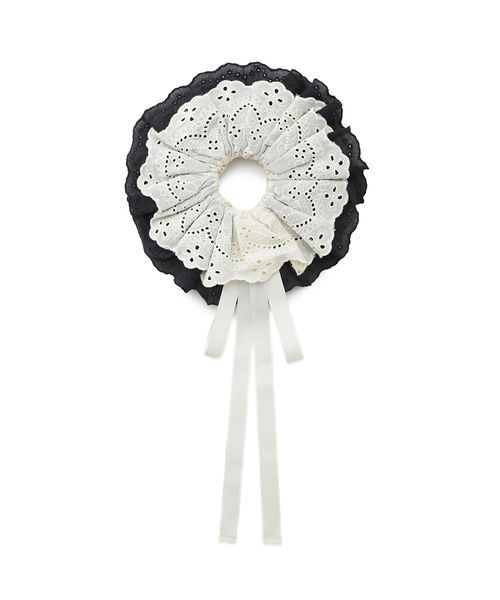 LILY BROWN（リリーブラウン）の「バリエーションリボンシュシュ（シュシュ・レディース・ドット/レッド/レオパード/オフホワイト・F）」の9枚目の写真