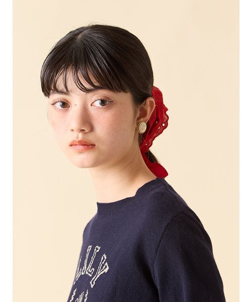 LILY BROWN（リリーブラウン）の「バリエーションリボンシュシュ（シュシュ・レディース・ドット/レッド/レオパード/オフホワイト・F）」の14枚目の写真