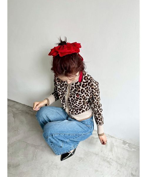 LILY BROWN（リリーブラウン）の「バリエーションリボンシュシュ（シュシュ・レディース・ドット/レッド/レオパード/オフホワイト・F）」の22枚目の写真