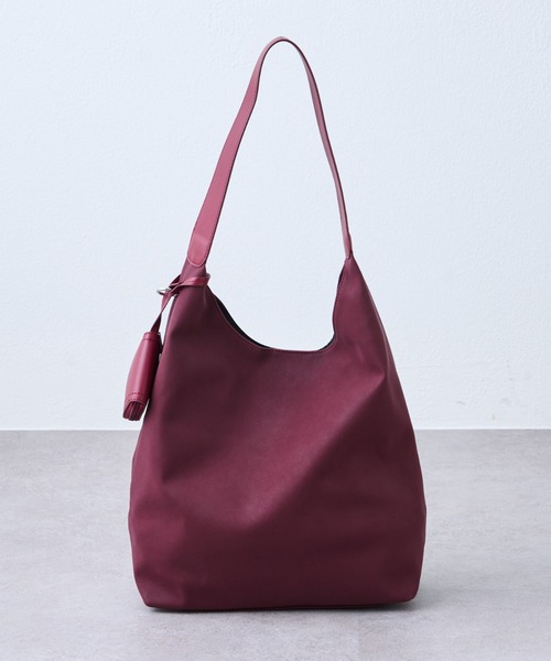 CIAOPANIC TYPY（チャオパニックティピー）の「ポーチチャーム付きA4サイズBAG（トートバッグ・レディース・ブラック/ダークブラウン/バーガンディー・ONE SIZE）」の12枚目の写真