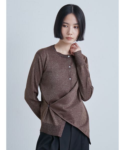 MIESROHE（ミースロエ）の「シャギーコンパクトカーディガン