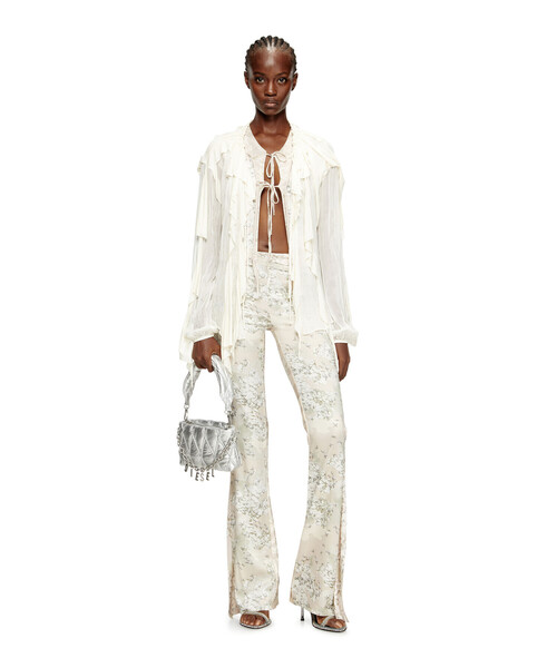 DIESEL（ディーゼル）の「ウィメンズ デザインシャツ C-LASSY（シャツ/ブラウス・レディース・オフホワイト・38/36/40/42/44）」の3枚目の写真