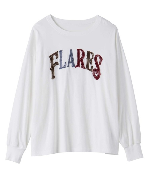 FIRST MOOD(ファーストムード)の「《FIRSTMOODコラボ》カラフルパッチロゴロンT(Tシャツ/カットソー・レディース・チャコール/オフホワイト・MEDIUM/LARGE)」の10枚目の写真