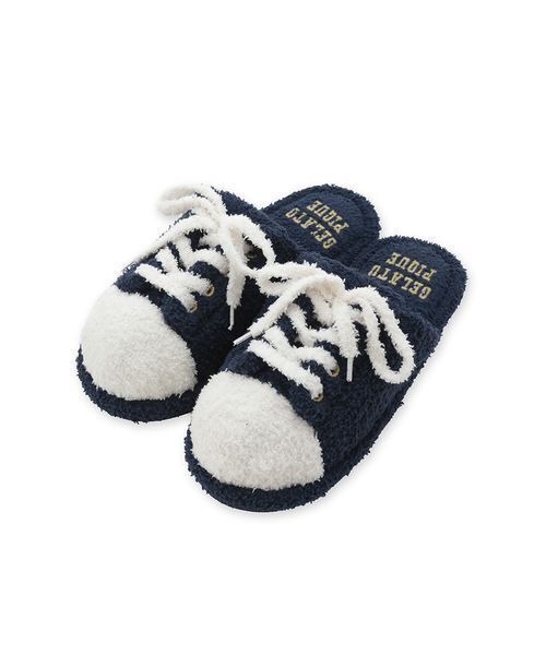 gelato pique(ジェラートピケ)の「【HOMME】スニーカールームシューズ(ルームシューズ/スリッパ・メンズ・ネイビー・F)」の2枚目の写真