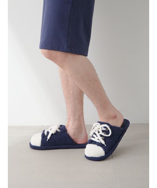 gelato pique(ジェラートピケ)の「【HOMME】スニーカールームシューズ(ルームシューズ/スリッパ・メンズ・ネイビー・F)」の11枚目の写真