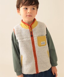 BEAMS mini | ボアキルト リバーシブル ベスト 2025FW（90～140cm）(ベスト)